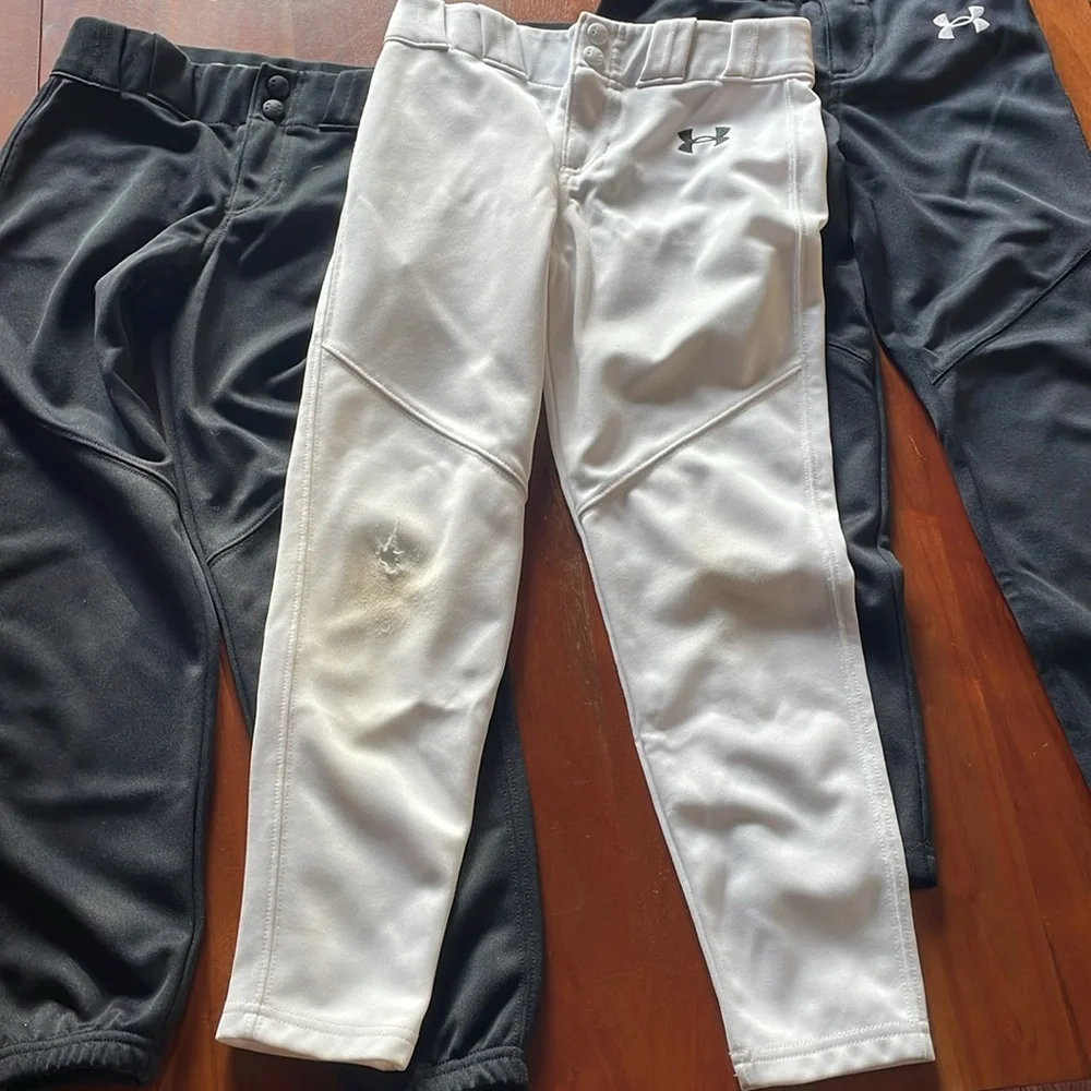 Lot of 3 Under Armour baseball pants - Picture 5 of 8